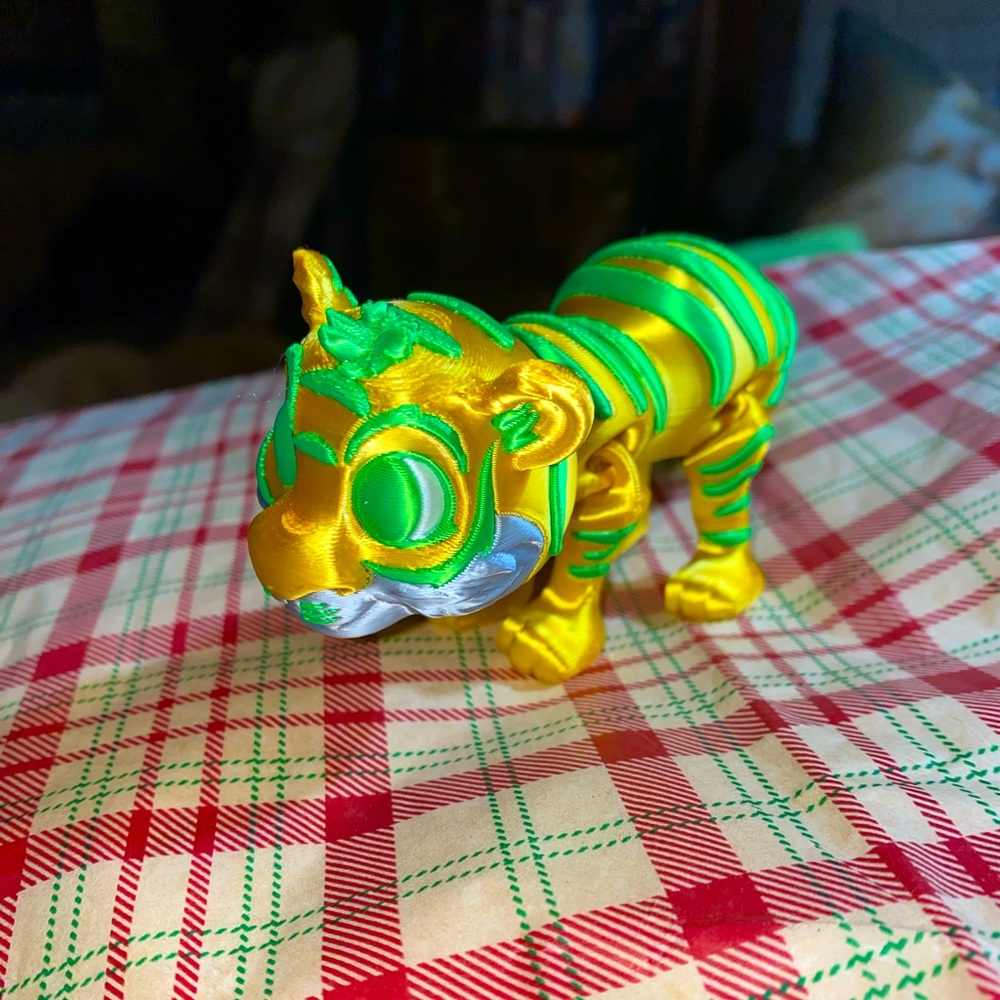 New adorable 3D printed tiger